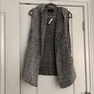 Love Tree Faux Fur Vest